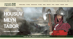 Desktop Screenshot of housuvmlyn.cz